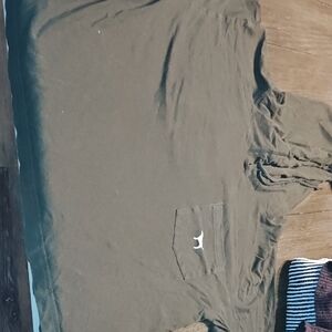 PINK Victoria's Secret Olive Long Sleeve Shirt